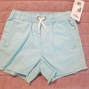 Baby/Infant/Toddler SZ 12 Months NWT OshKosh shorts Teal Green Color